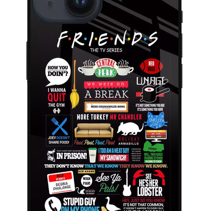 FRIENDS iPhone 14 Glass Case