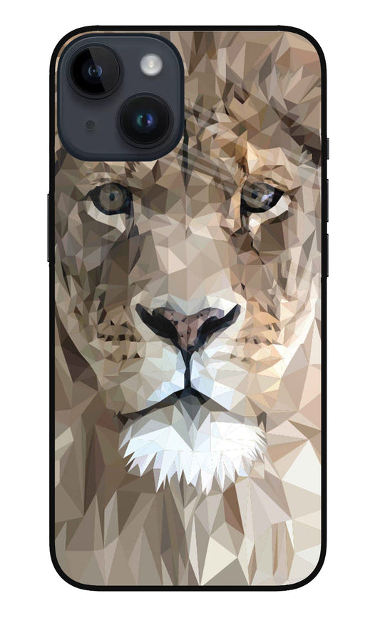 Lion Art iPhone 14 Glass Case