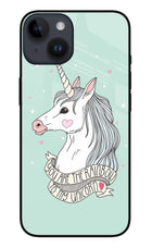 Unicorn Wallpaper iPhone 14 Glass Case