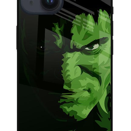 HULK iPhone 14 Glass Case Back Cover by Casekaro