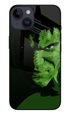 HULK iPhone 14 Glass Case Back Cover by Casekaro