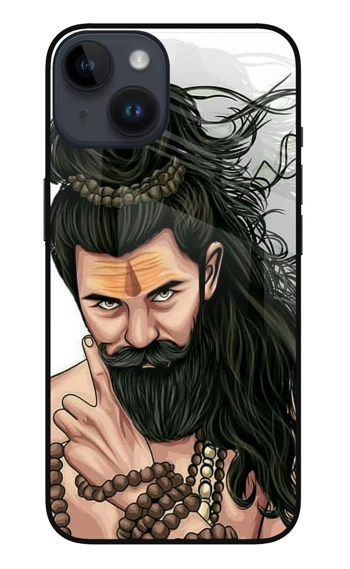 Mahadev iPhone 14 Glass Case Back Cover by Casekaro