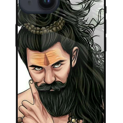 Mahadev iPhone 14 Glass Case