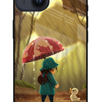 Rainy Day iPhone 14 Glass Case