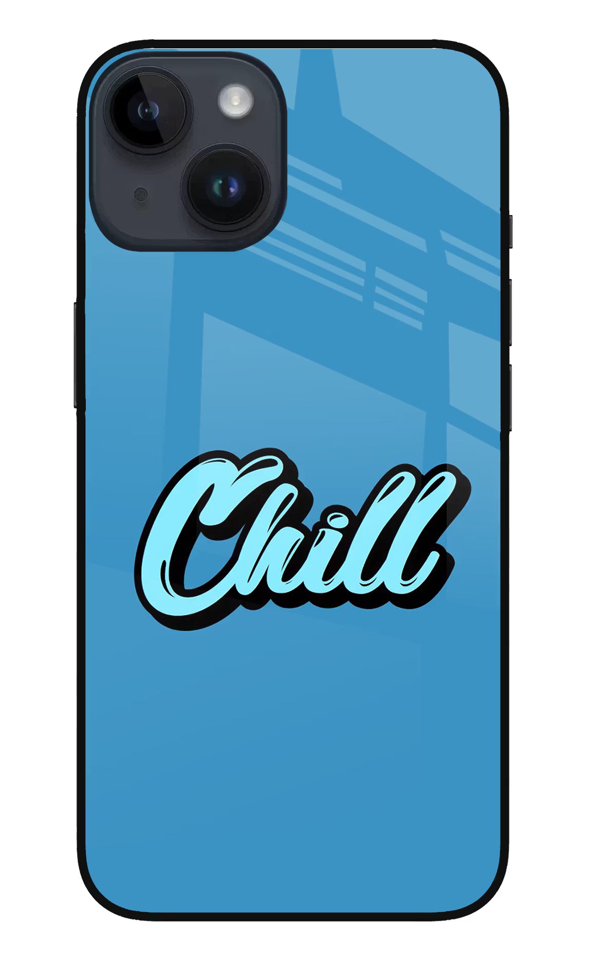 Chill iPhone 14 Glass Case Back Cover by Casekaro