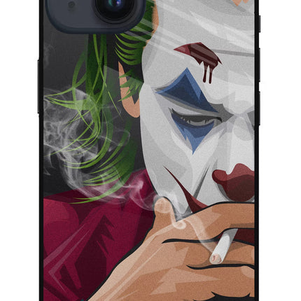 Joker Smoking iPhone 14 Glass Case