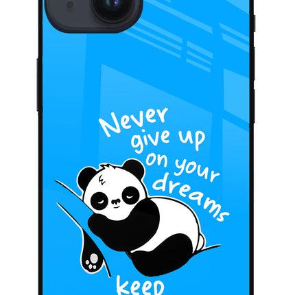 Keep Sleeping iPhone 14 Glass Case