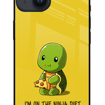 I'm on Ninja Diet iPhone 14 Glass Case