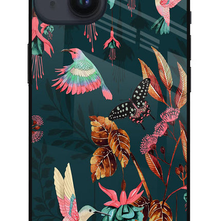 Birds iPhone 14 Glass Case