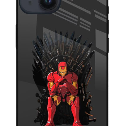 Ironman Throne iPhone 14 Glass Case