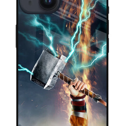 Thor Hammer Mjolnir iPhone 14 Glass Case