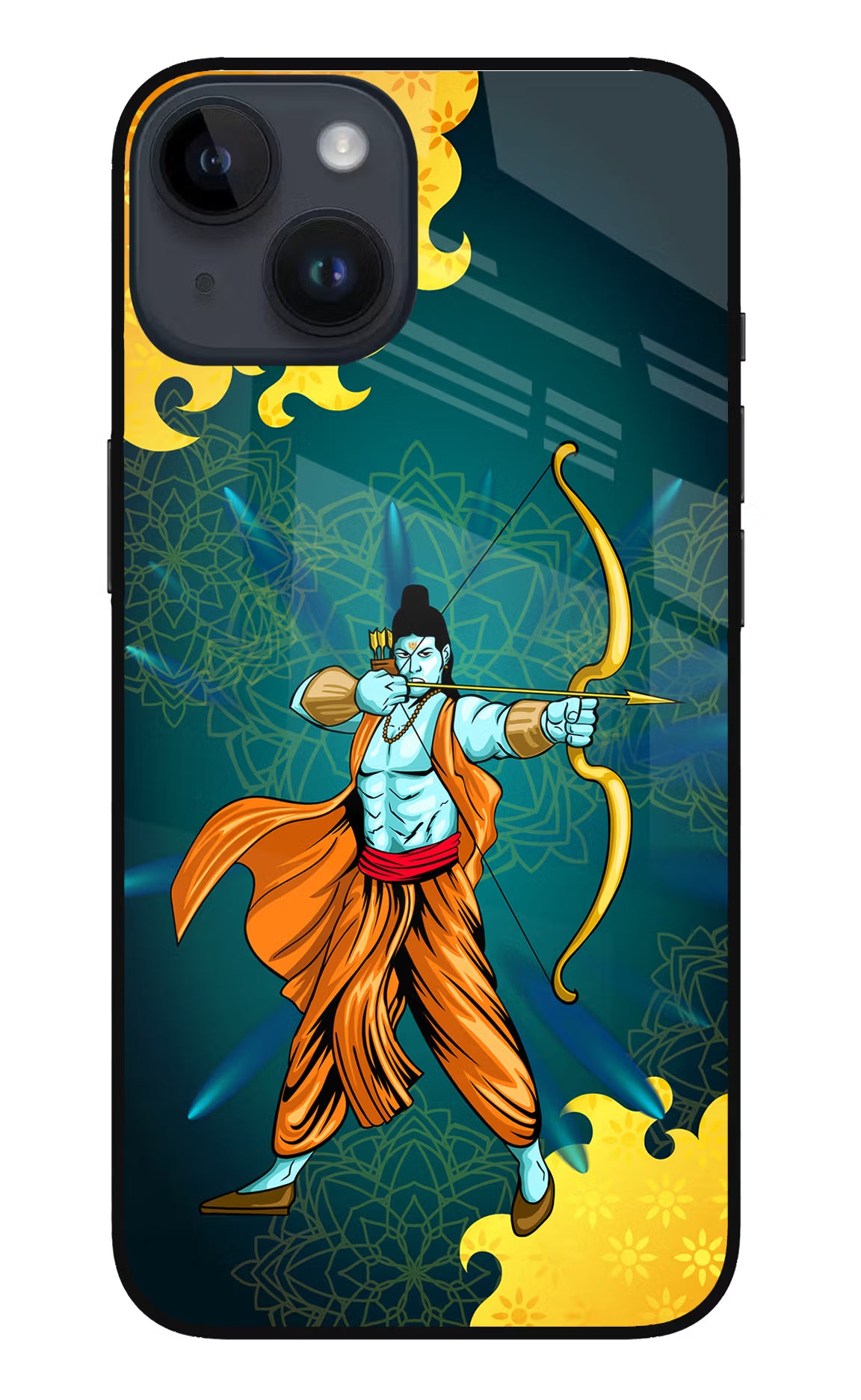 Lord Ram - 6 iPhone 14 Glass Case Back Cover by Casekaro