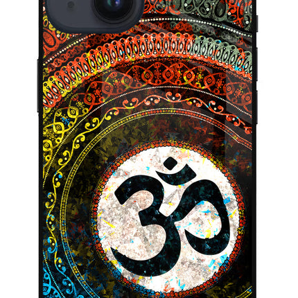 Om Cultural iPhone 14 Glass Case