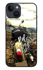 Ride More Worry Less iPhone 14 Glass Case