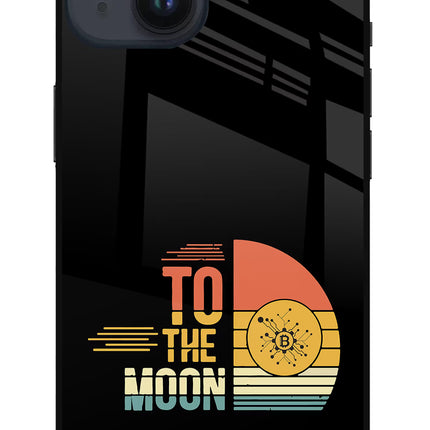To the Moon iPhone 14 Glass Case