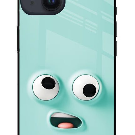 Funny Cartoon iPhone 14 Glass Case