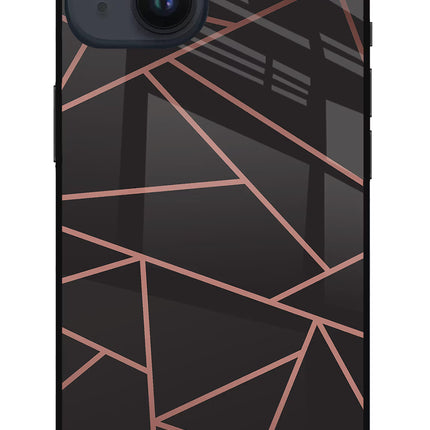 Geometric Pattern iPhone 14 Glass Case
