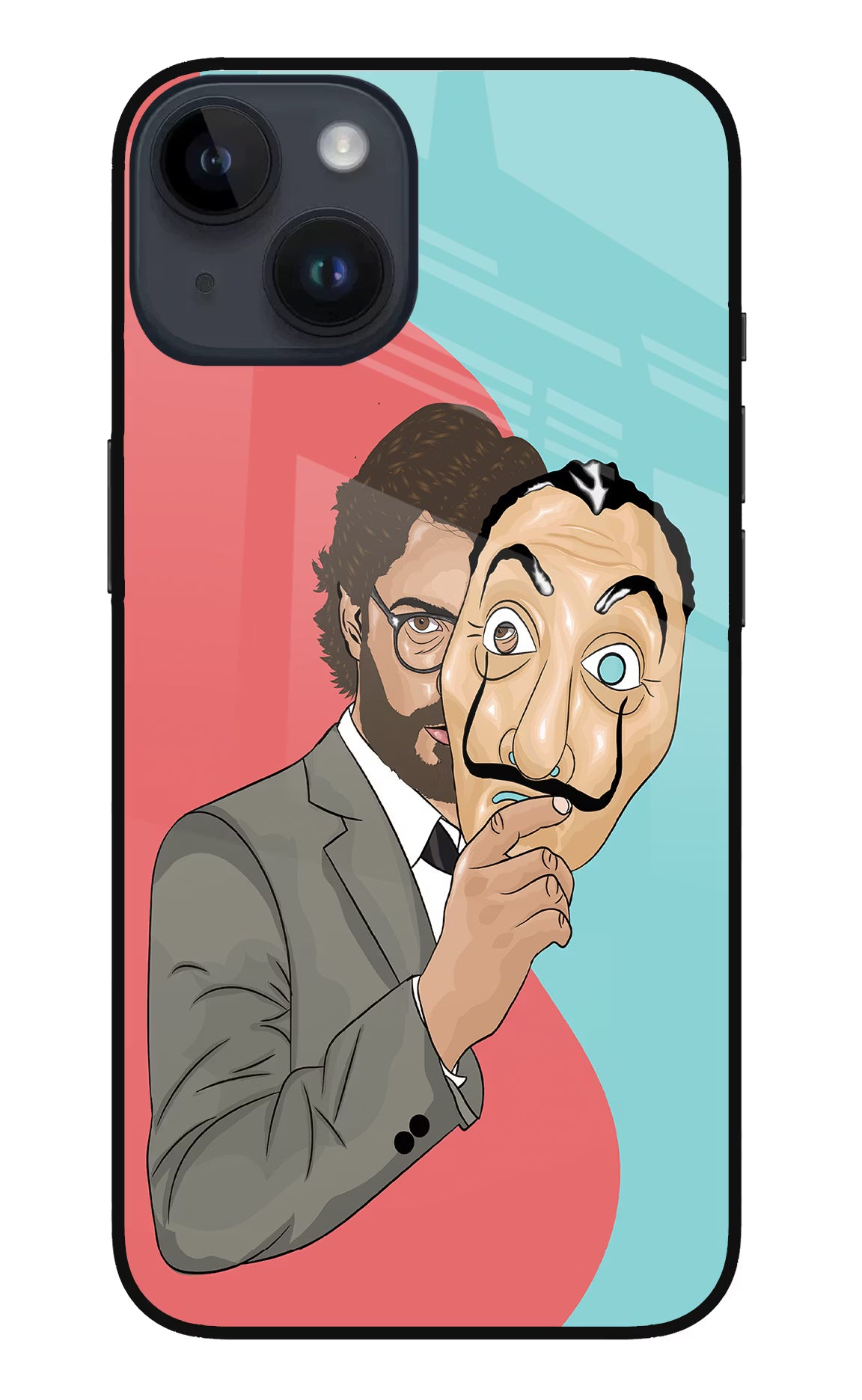 Professor iPhone 14 Glass Case Back Cover by Casekaro