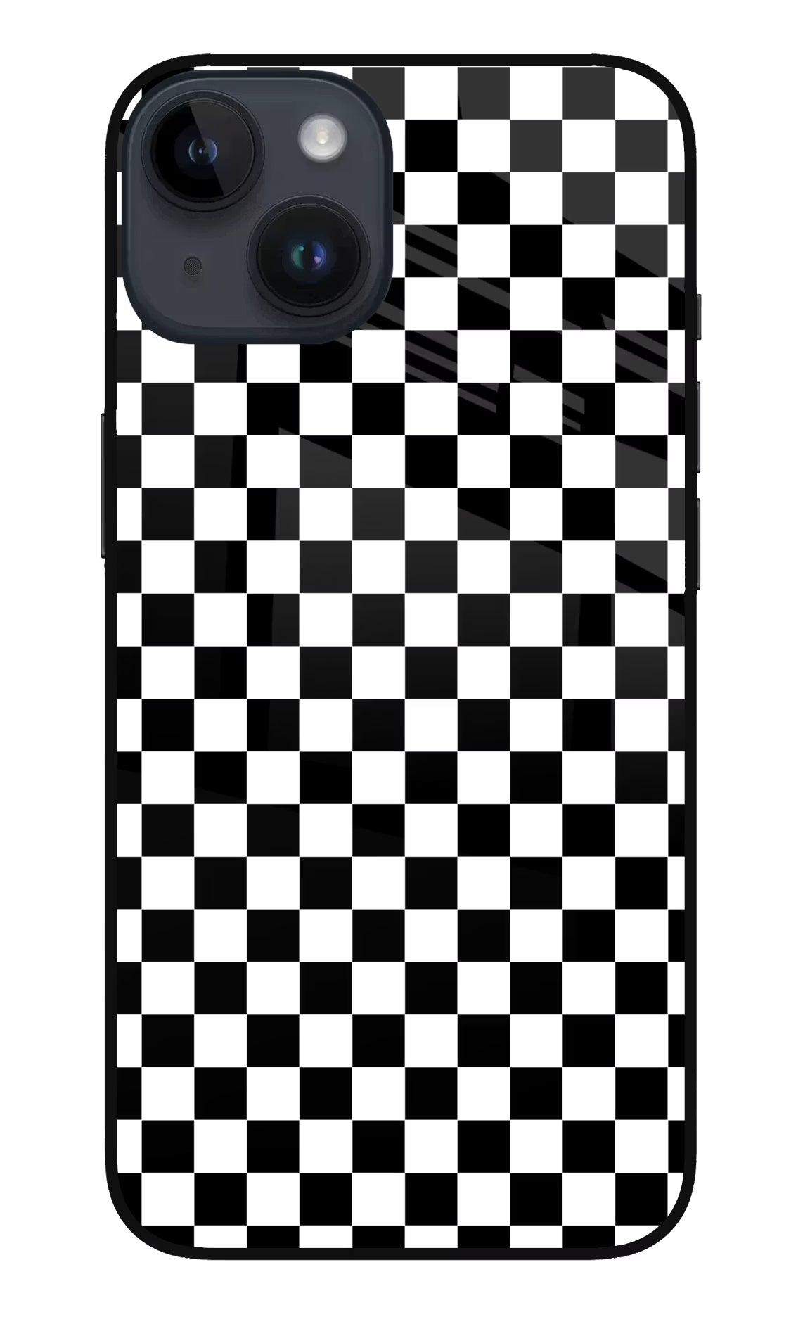 Chess Board iPhone 14 Glass Case Back Cover by Casekaro