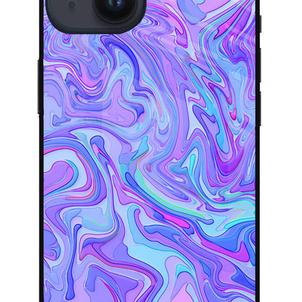 Glitter iPhone 14 Glass Case Back Cover by Casekaro