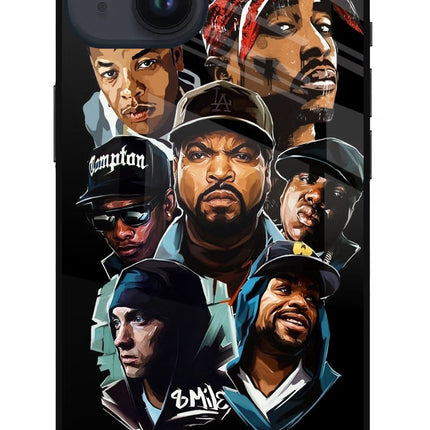 Rappers iPhone 14 Glass Case
