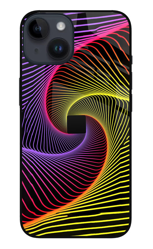 Colorful Strings iPhone 14 Glass Case