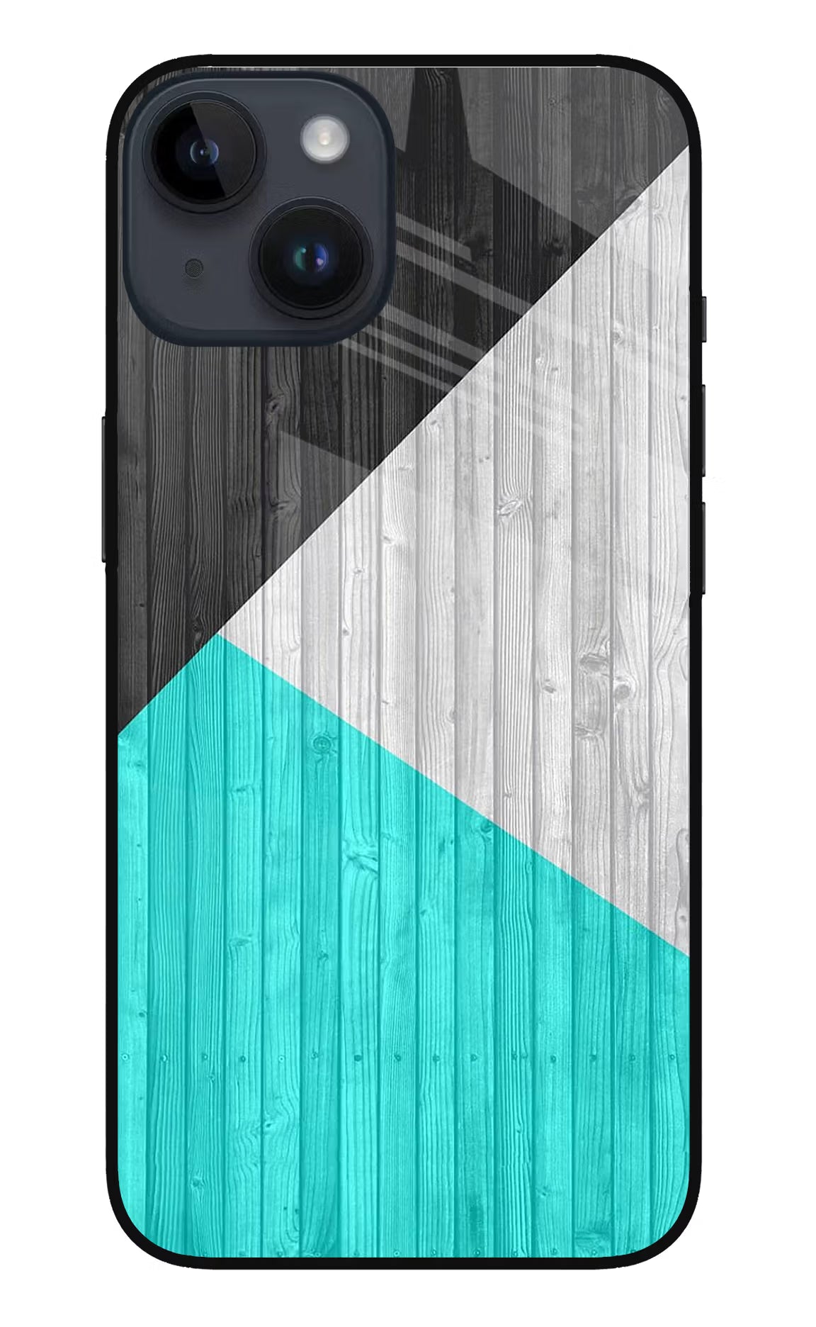 Wooden Abstract iPhone 14 Glass Case Back Cover by Casekaro