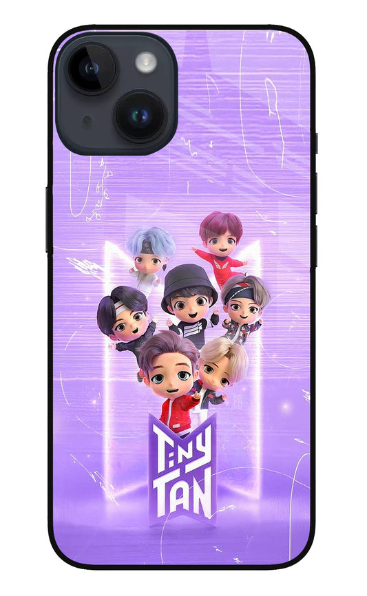 BTS Tiny Tan iPhone 14 Glass Case