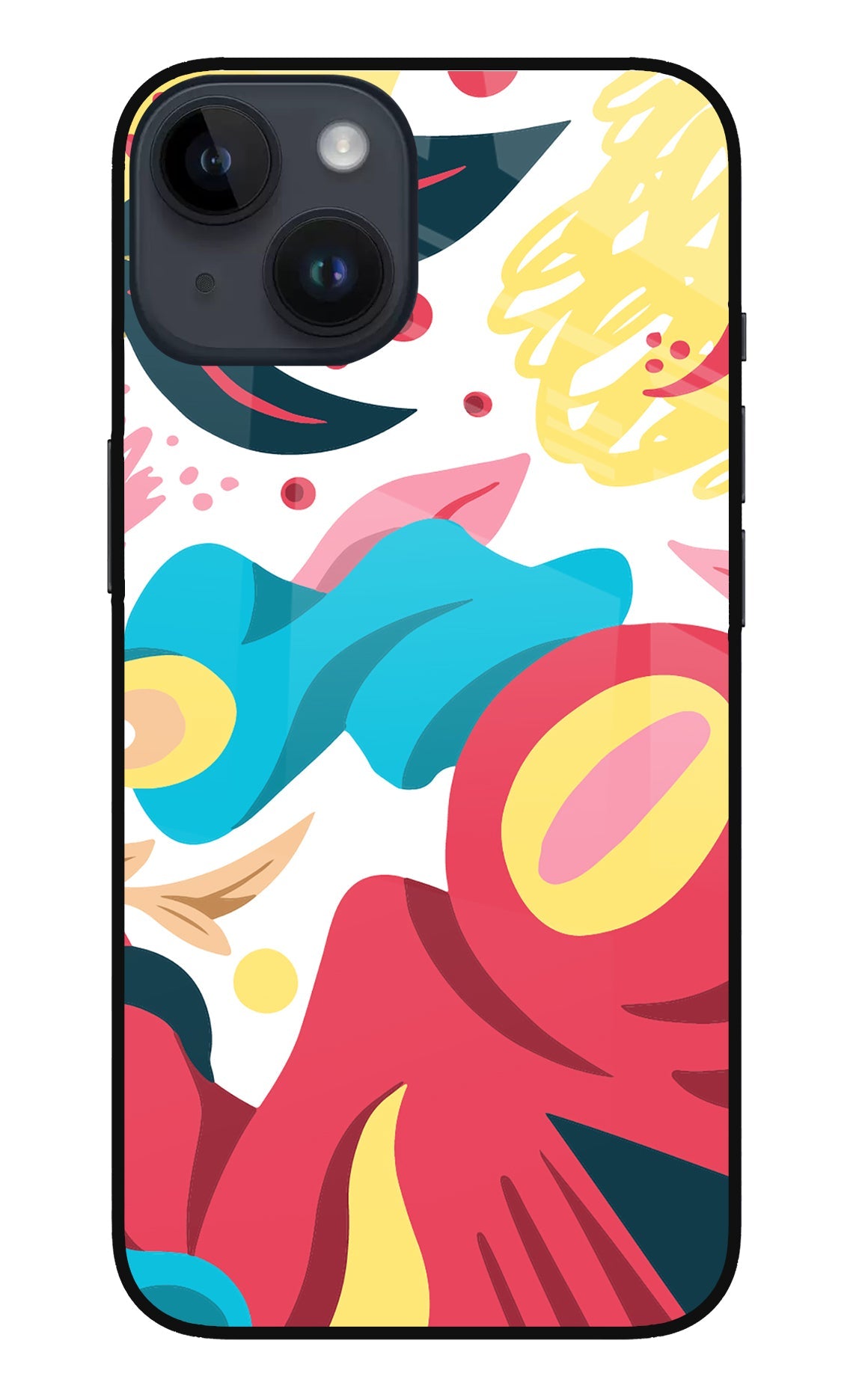 Trippy Art iPhone 14 Glass Case