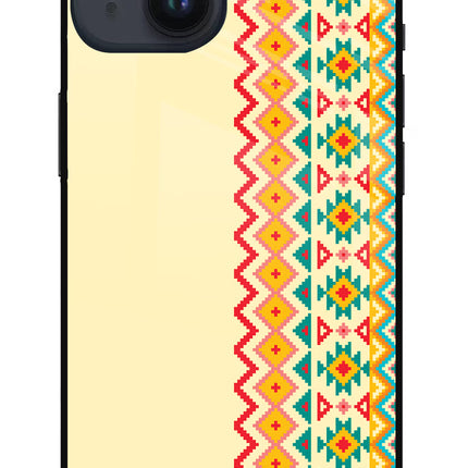 Ethnic Seamless iPhone 14 Glass Case