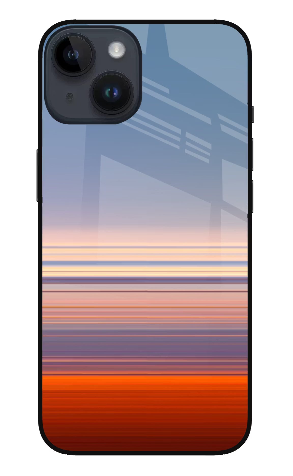 Morning Colors iPhone 14 Glass Case Back Cover by Casekaro