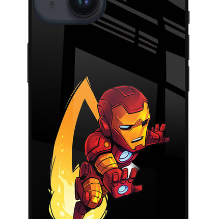 IronMan iPhone 14 Glass Case Back Cover by Casekaro