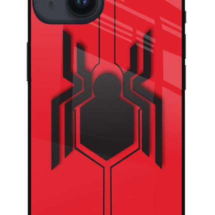 Spider iPhone 14 Glass Case Back Cover by Casekaro