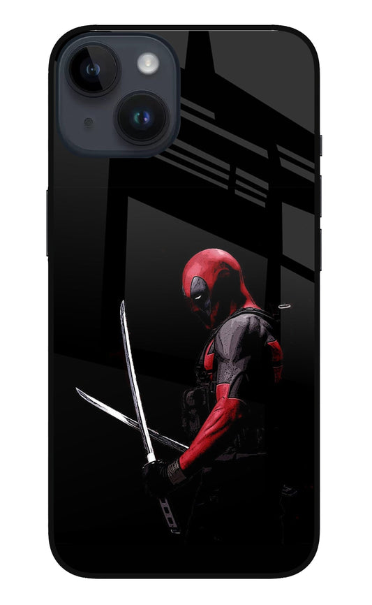 Deadpool iPhone 14 Glass Case