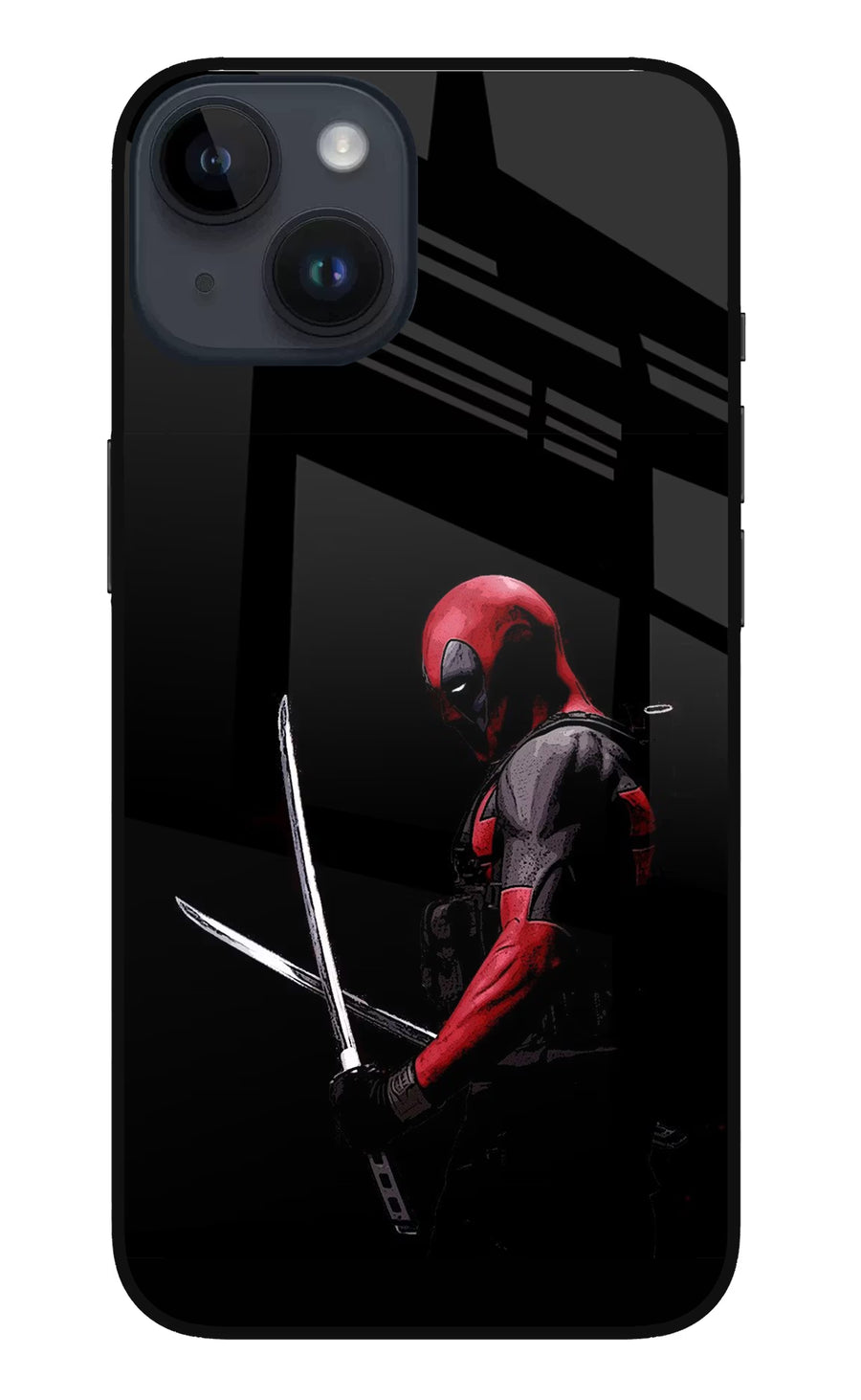 Deadpool iPhone 14 Back Cover, Metal case