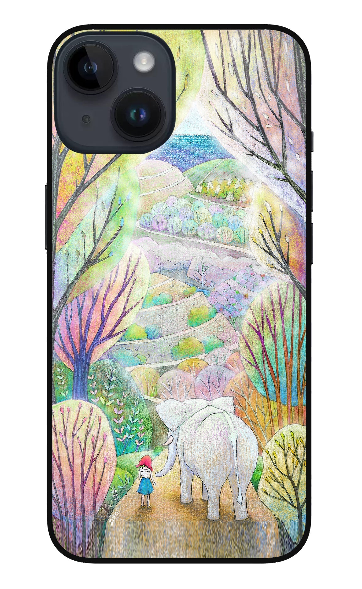 Nature Painting iPhone 14 Back Cover