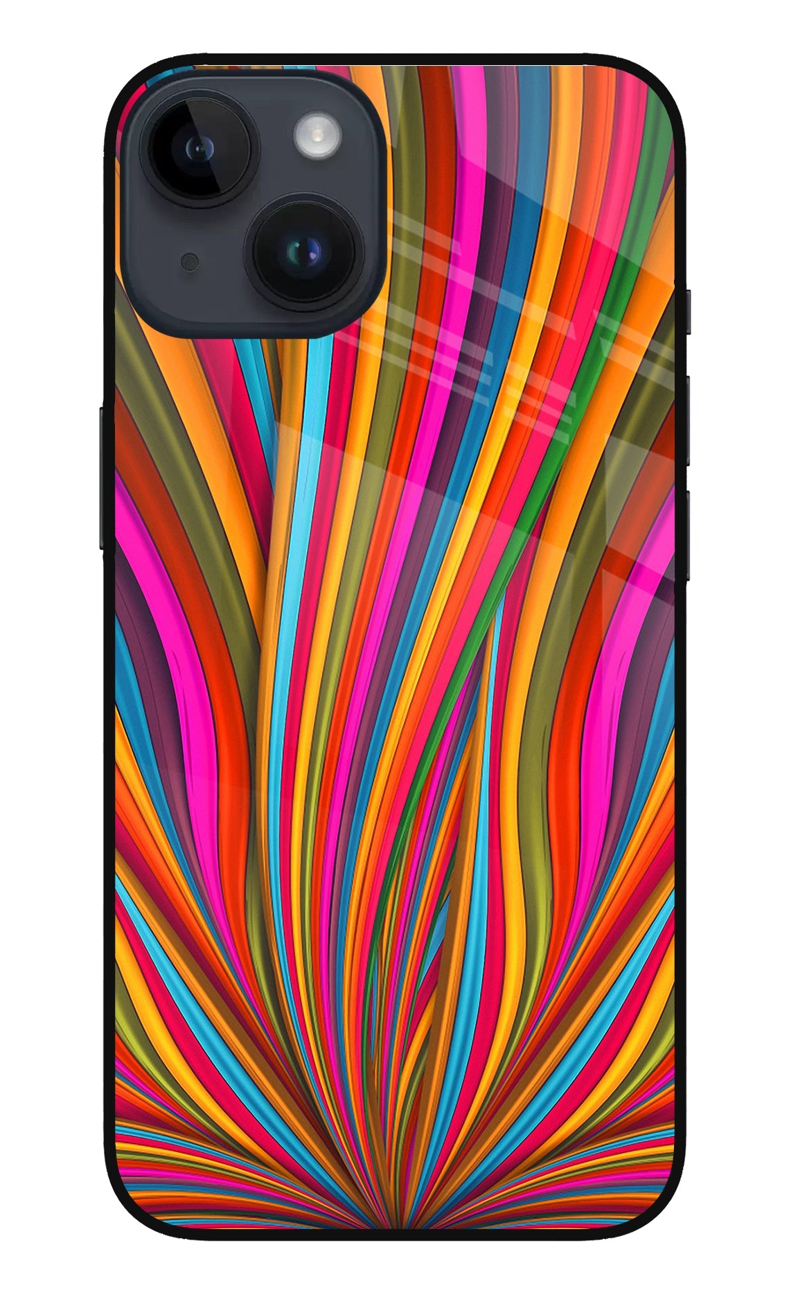 Trippy Wavy iPhone 14 Back Cover