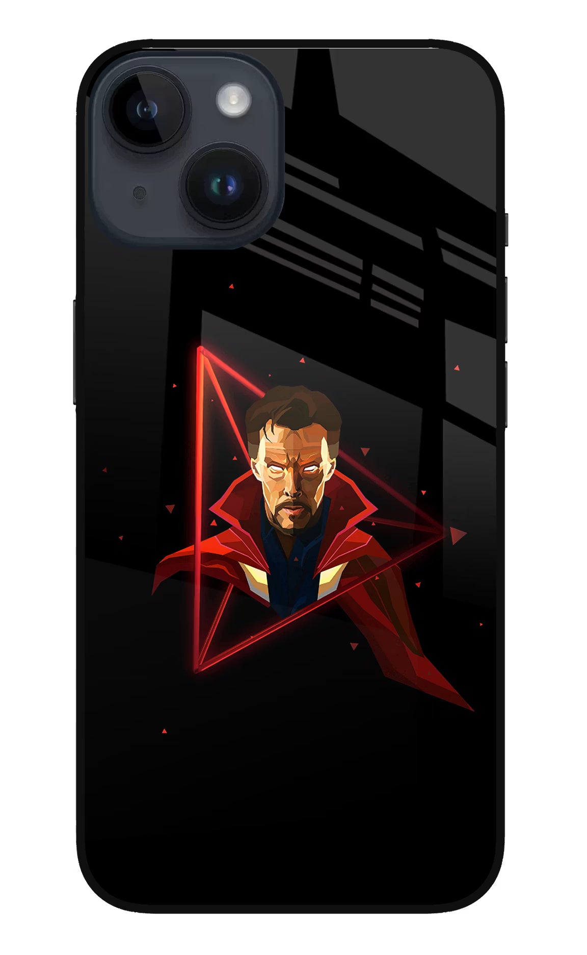 Doctor Ordinary iPhone 14 Glass Case Back Cover by Casekaro