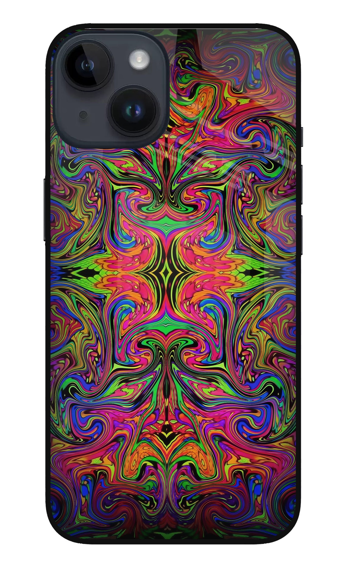 Psychedelic Art iPhone 14 Glass Case