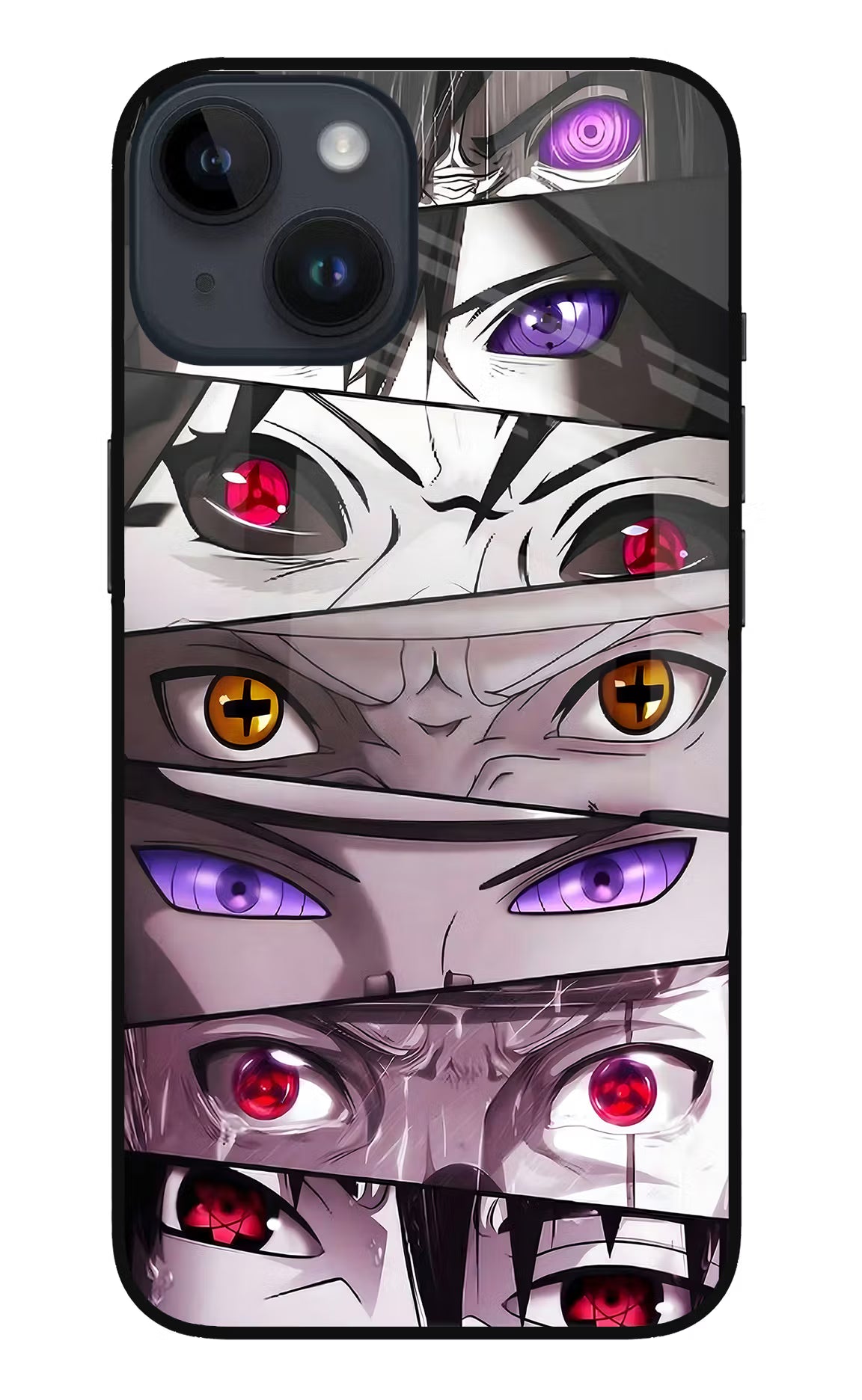 Naruto Anime iPhone 14 Glass Case Back Cover by Casekaro