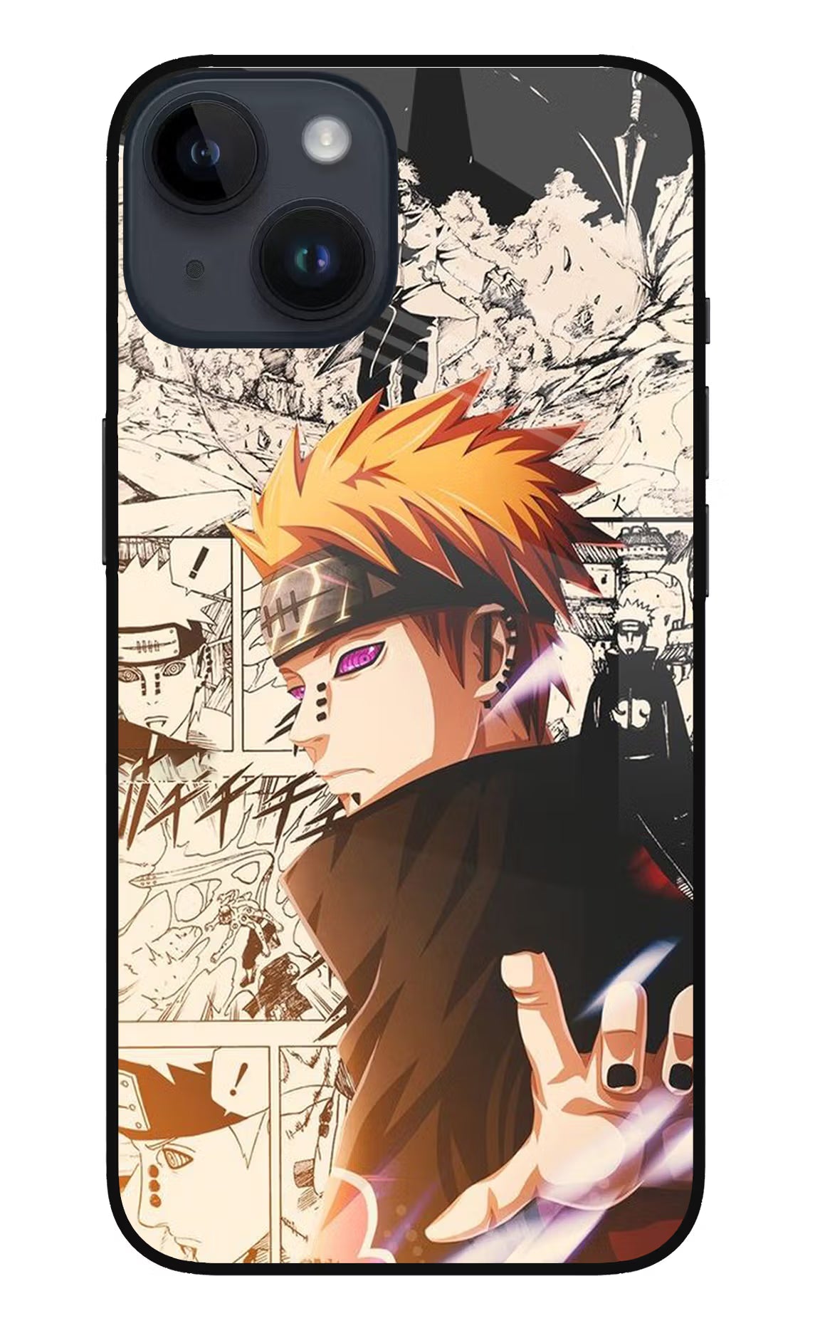 Pain Anime iPhone 14 Glass Case Back Cover by Casekaro