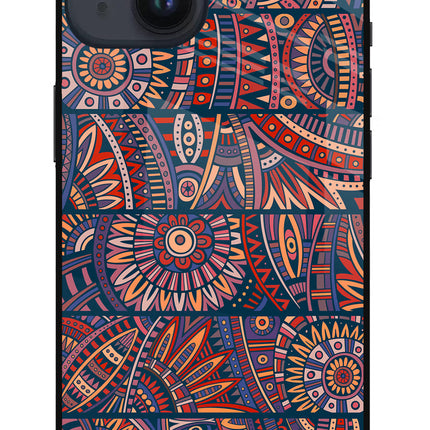 African Culture Design iPhone 14 Glass Case