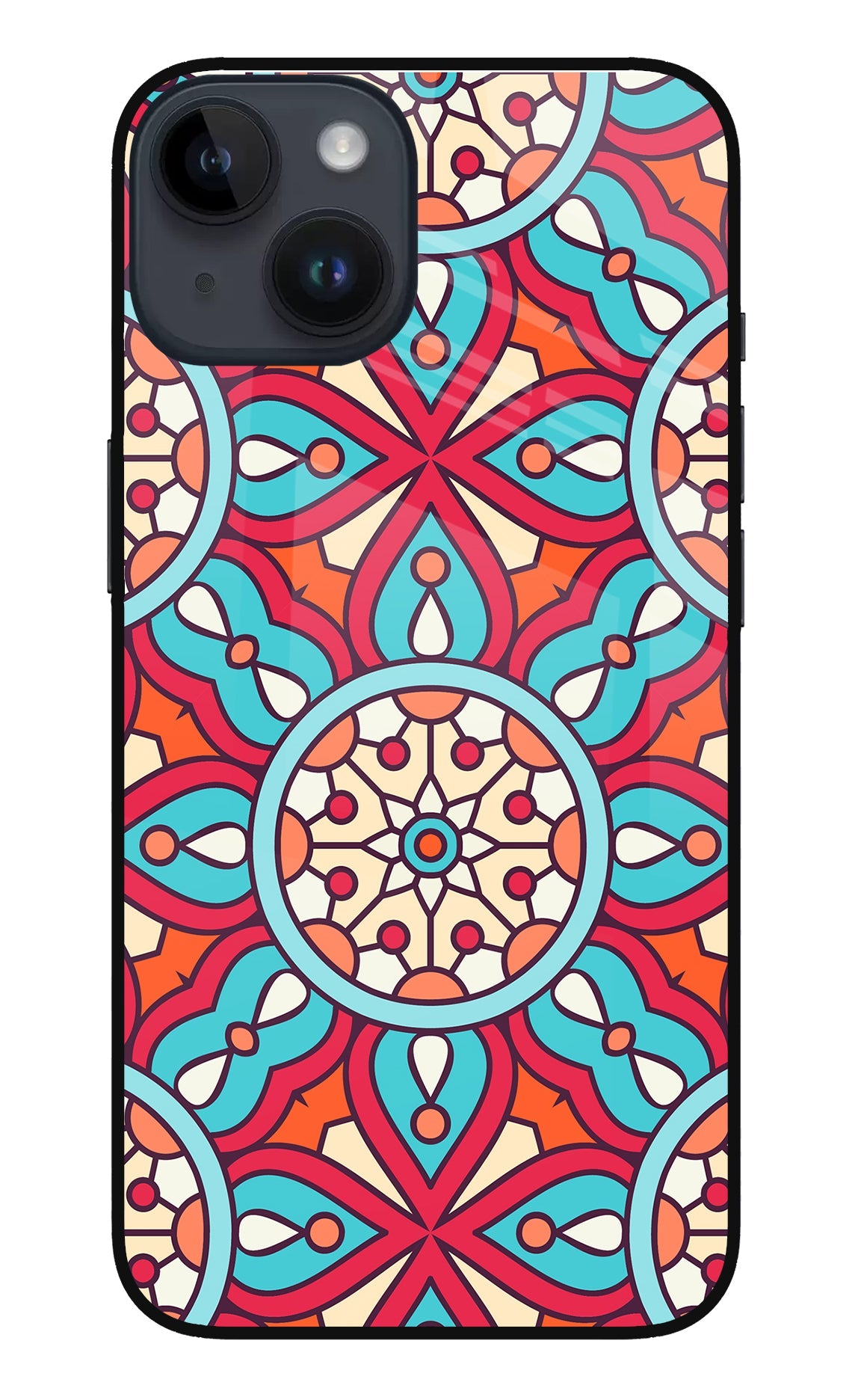 Mandala Geometric iPhone 14 Back Cover