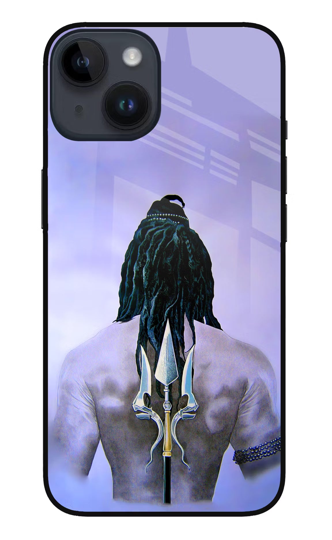 Shiva iPhone 14 Glass Case Back Cover by Casekaro