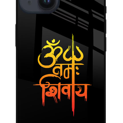 Om Namah Shivay iPhone 14 Glass Case