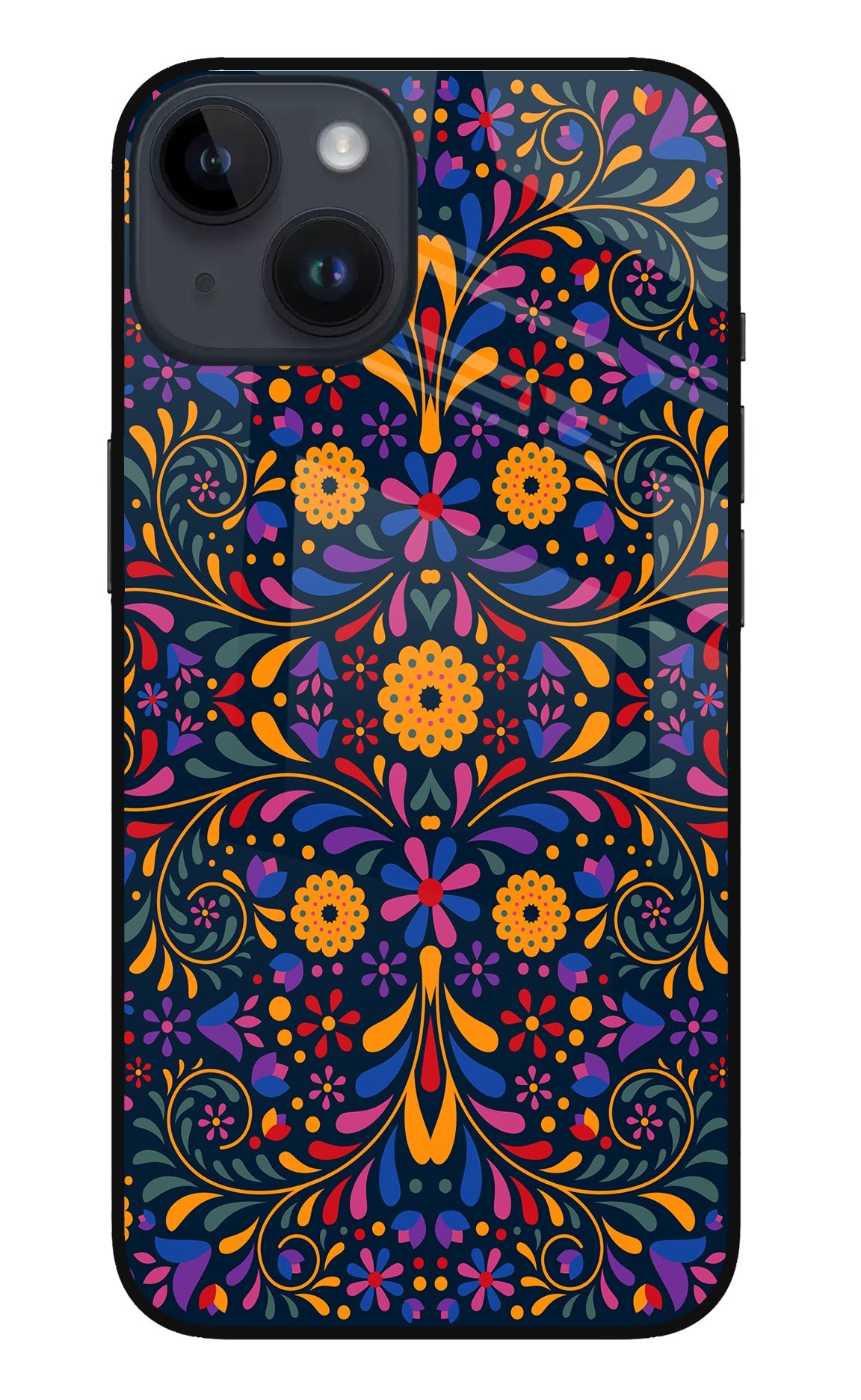 Mexican Art iPhone 14 Glass Case