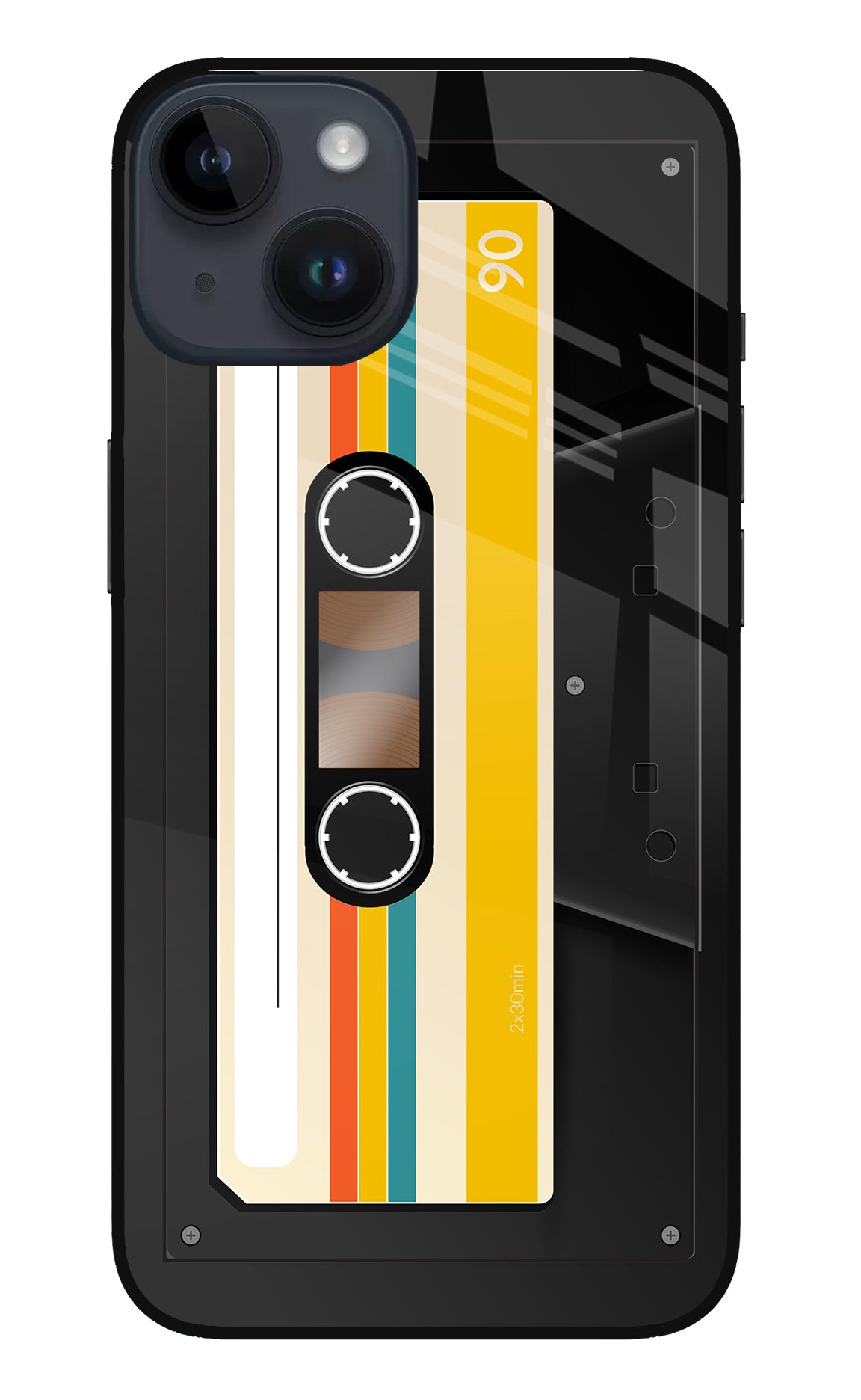 Tape Cassette iPhone 14 Back Cover