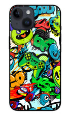 Game Doodle iPhone 14 Glass Case