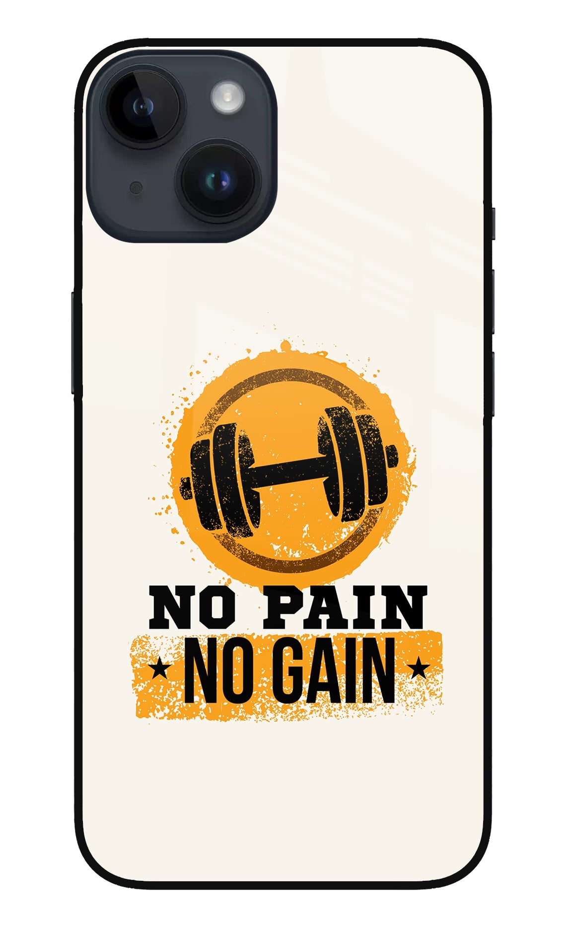 No Pain No Gain iPhone 14 Glass Case