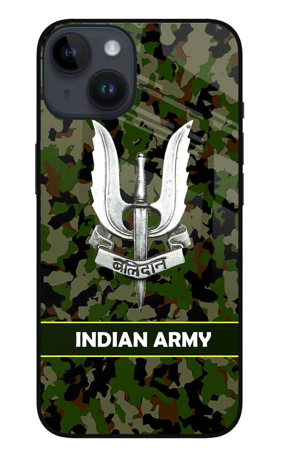 Balidan Indian Logo iPhone 14 Back Cover, Metal case